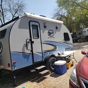 Our camper for the weekend