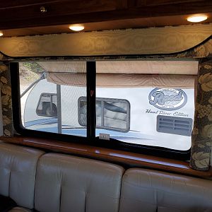 Lakediver's RV outside our living room window