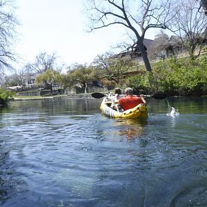 Paddling upstream