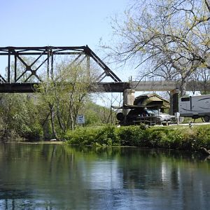 Heading downstream to check out Camp Pritchard