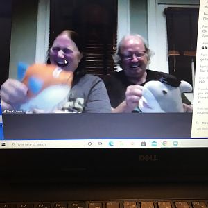 Aug '20 meeting - the K-Jenns say "fish are friends."