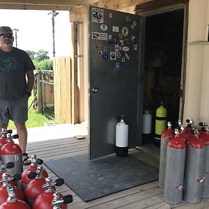 My favorite fill station.  Can you see why?