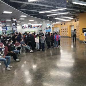 Lots of volunteers