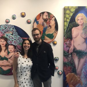 Models for her artwork