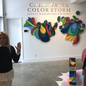 Heidi Vaughan giving us the tour