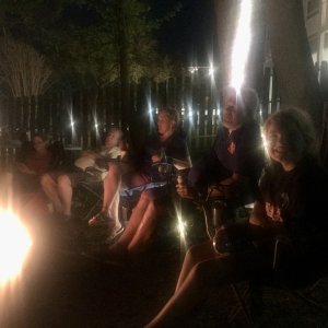 Campfire happiness