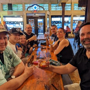 Before we knew the kitchen was closed!