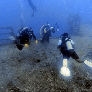 CHUMmers on deck of the Spiegel Grove