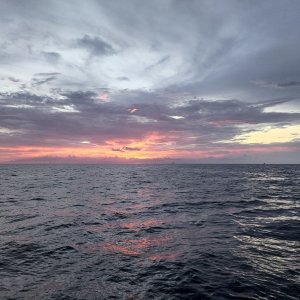 Beautiful sunset on the Gulf