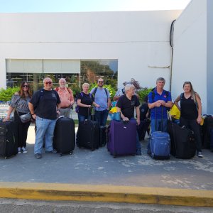 First group shot of the trip!