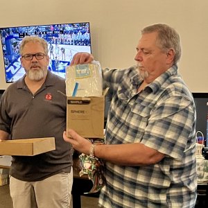 Ron gets an ice cube maker.  For now...
