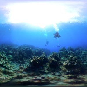 "Blue Channel" Dive in 360 degrees