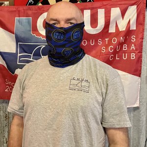 Gary modeling the neck gaiter