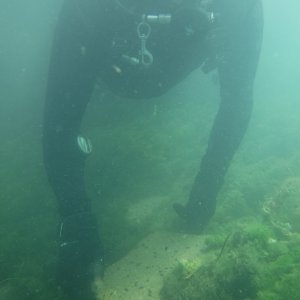 Dive 13 - 24% removes concrete from river.JPG