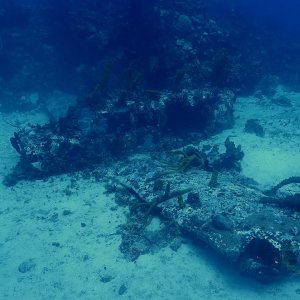 Just a plane dive site