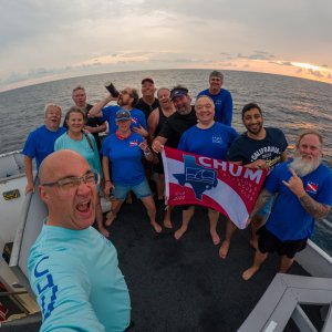 Group Photo of the CHUMMERS while at Sea