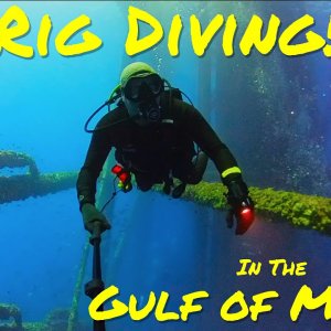 Scuba Diving an Oil Rig in 360°!
