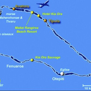 Rangiroa Map