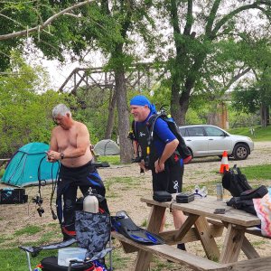 Meanwhile, Capn Dougie isn't even dressed yet