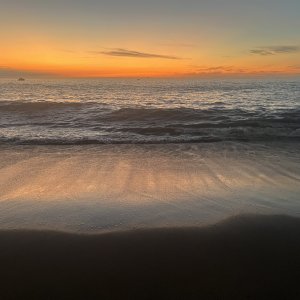 First sunset