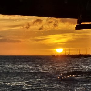 Sunset at Scampi's