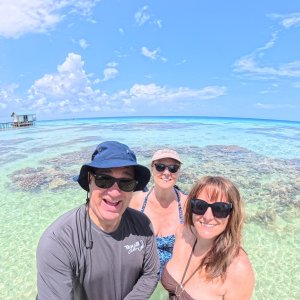 Cooling off in Fakarava