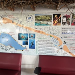 Rangiroa Airport Map