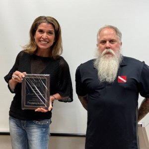 POTY Scuba Chick and VP Viking Diver