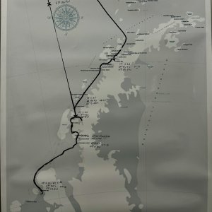 MV Ortelius Route, Western Antarctic Peninsula, Feb 18 - Mar 4, 2026