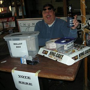 Buluga manning the polls