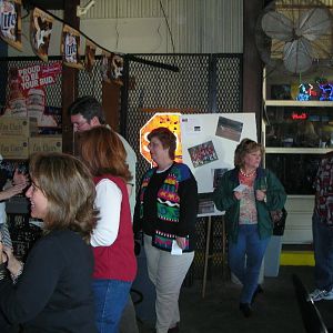 Lining up for chili