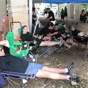 The aftermath of race 1