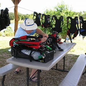 Dive Rite demo gear