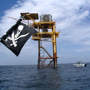 Arrrrr... We're at the first dive site