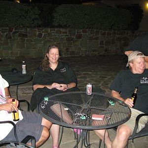 The last standing poker players.