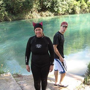 Lisa struts her stuff.