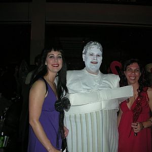 The ladies thought I was statuesque