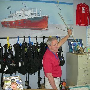 Tim briefing the site