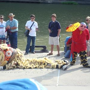 I think it's a lion not a dragon! Oops!