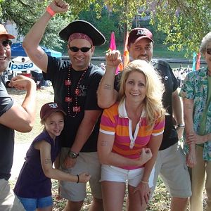 Sushi Boy's family comes to cheer us on!