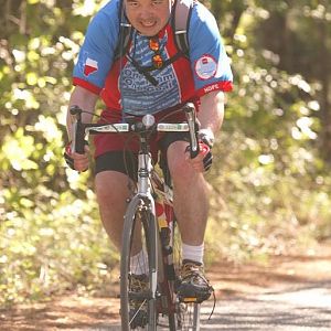 McLOT uphill thru the Park on Sunday