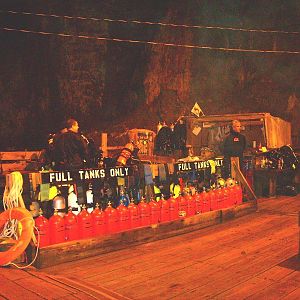 Compressor shack in Mine