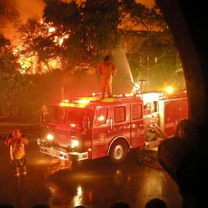 HFD battling the Brennan's fire