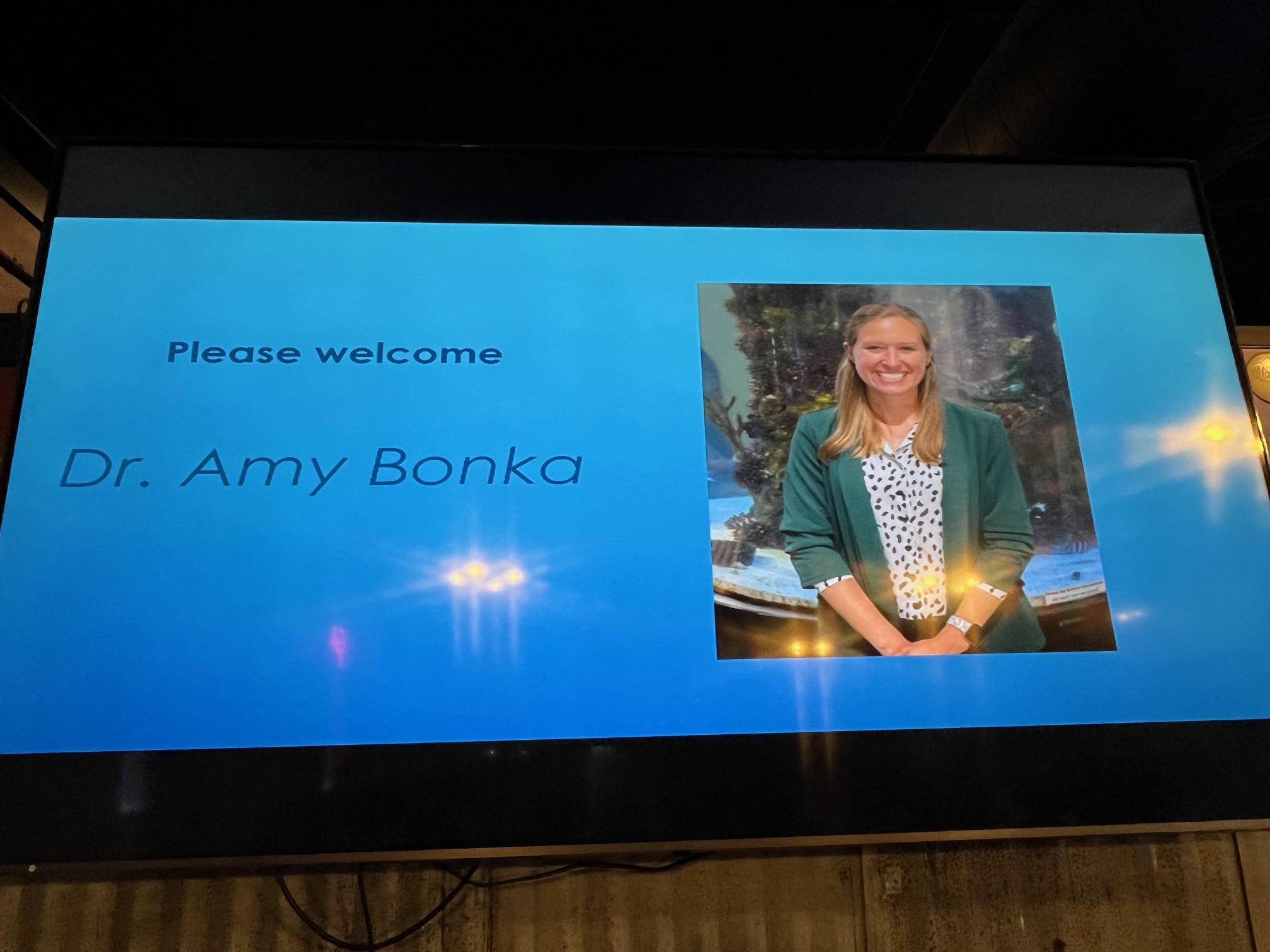 1 (April)  - Dr Amy Bonka of Sea Turtle Inc