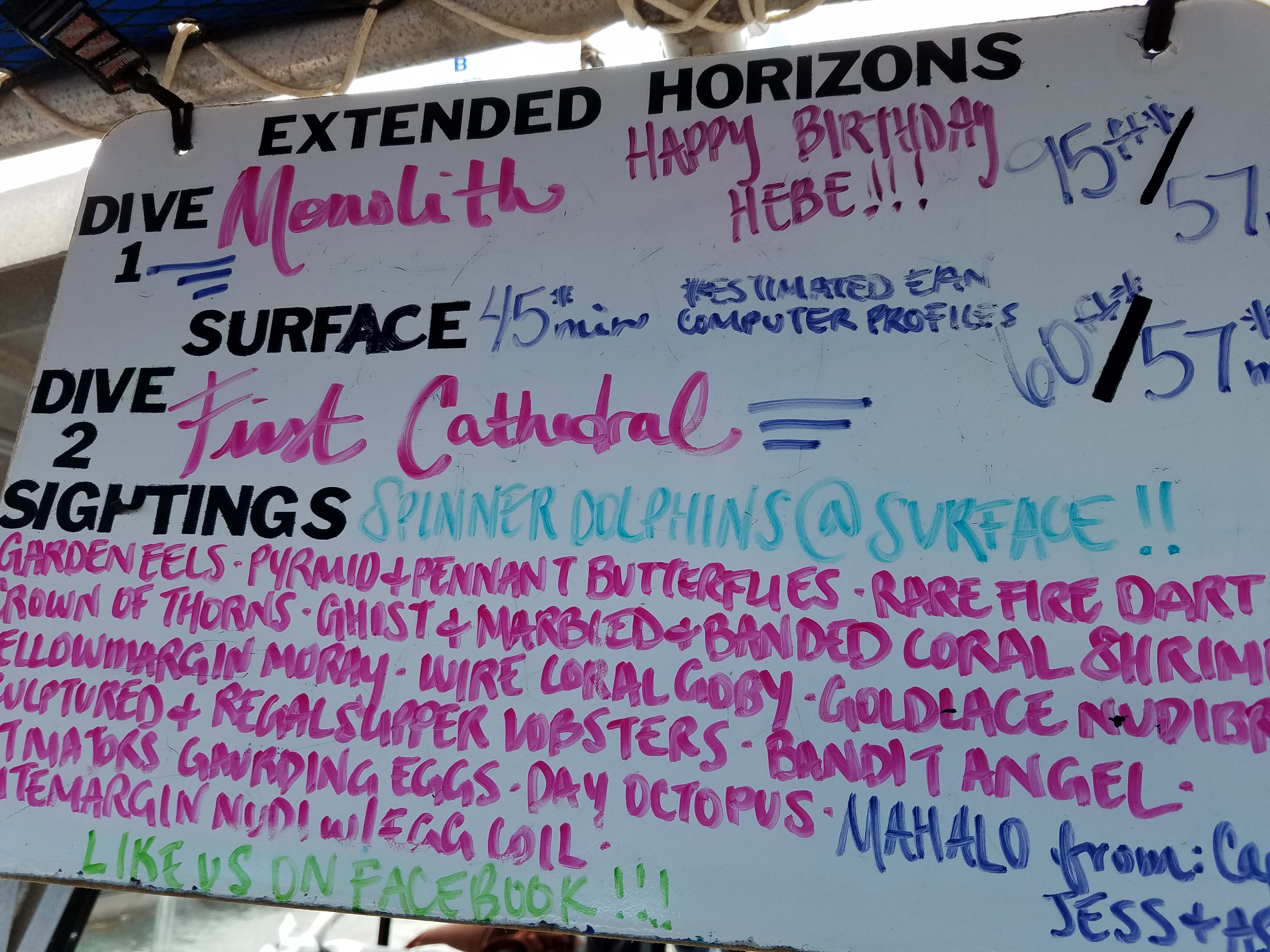 2017 0925 Maui Day2 DiveBoard