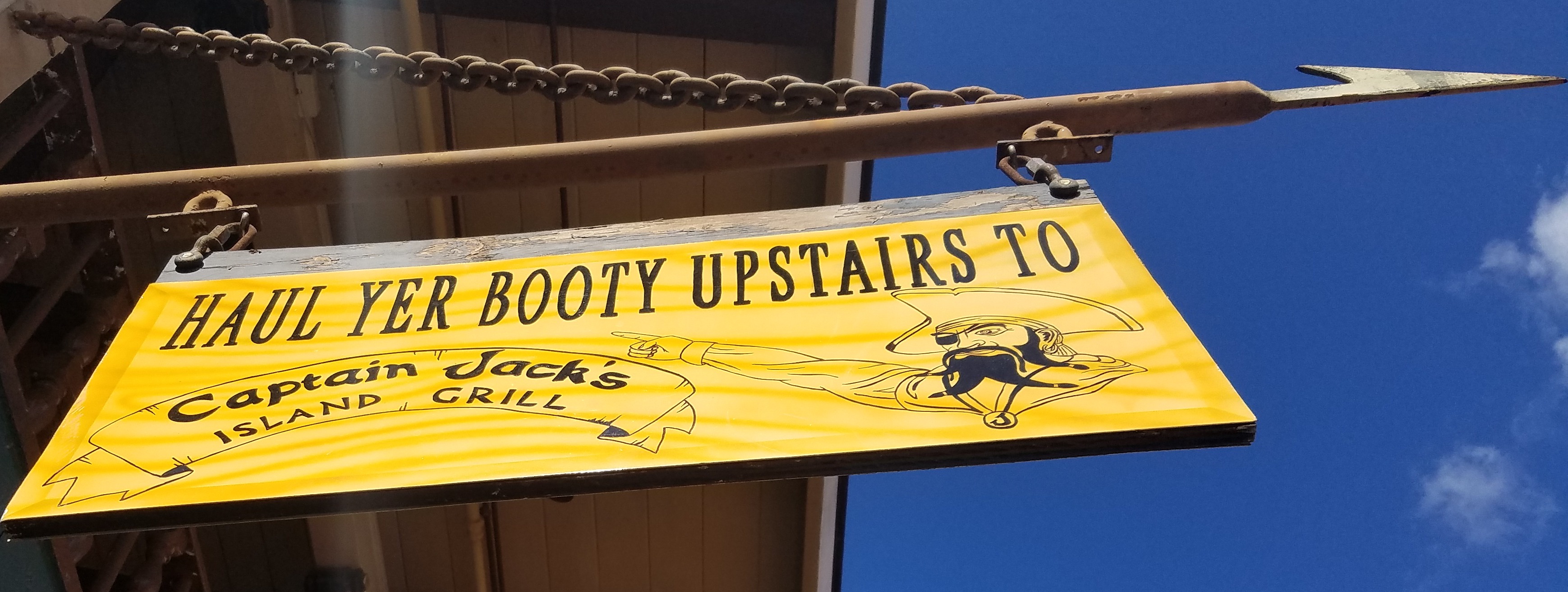 2017 Maui Captain Jacks Sign