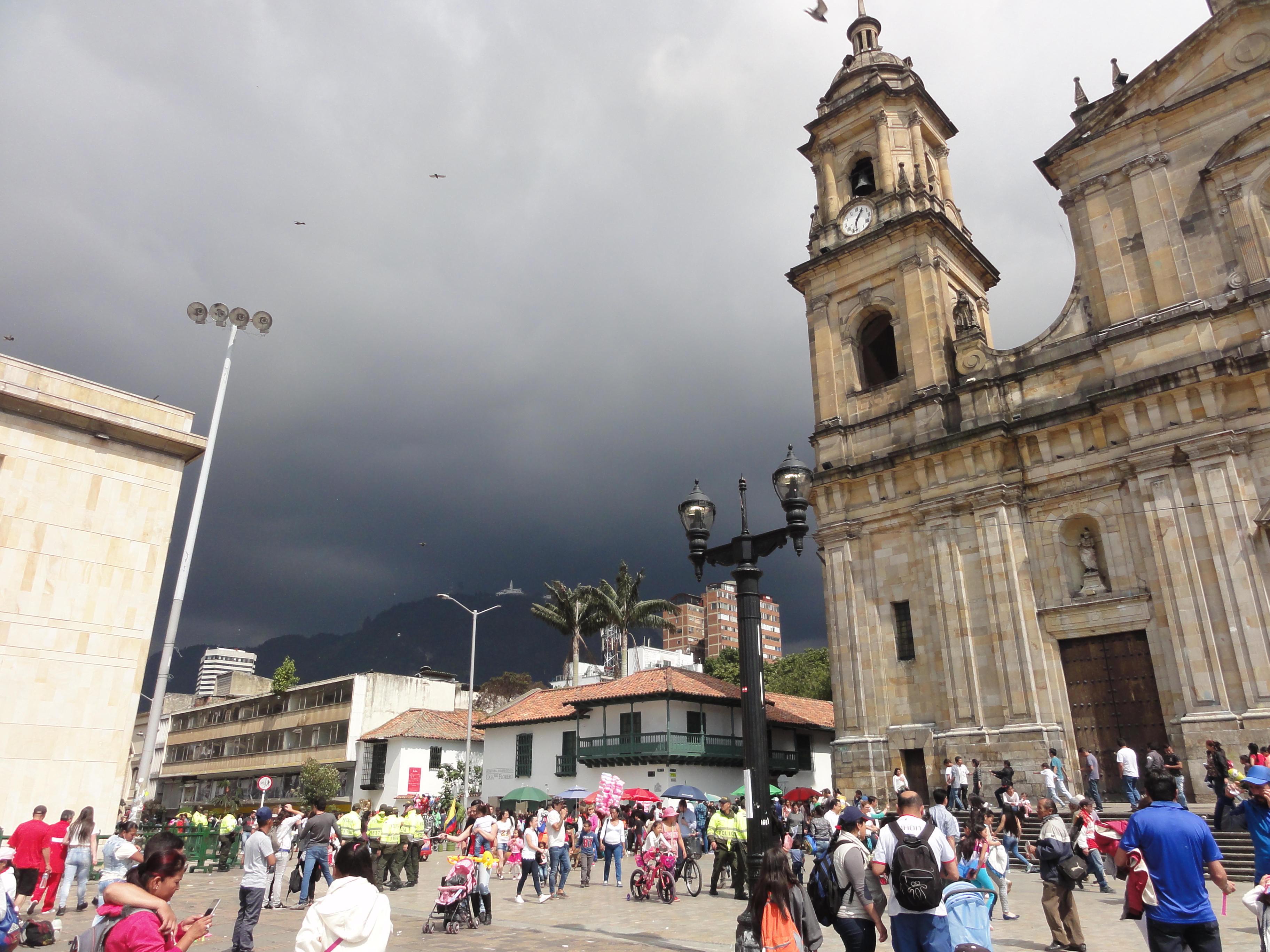 59 - Monserratte From Plaza De Bolivar In Bogota