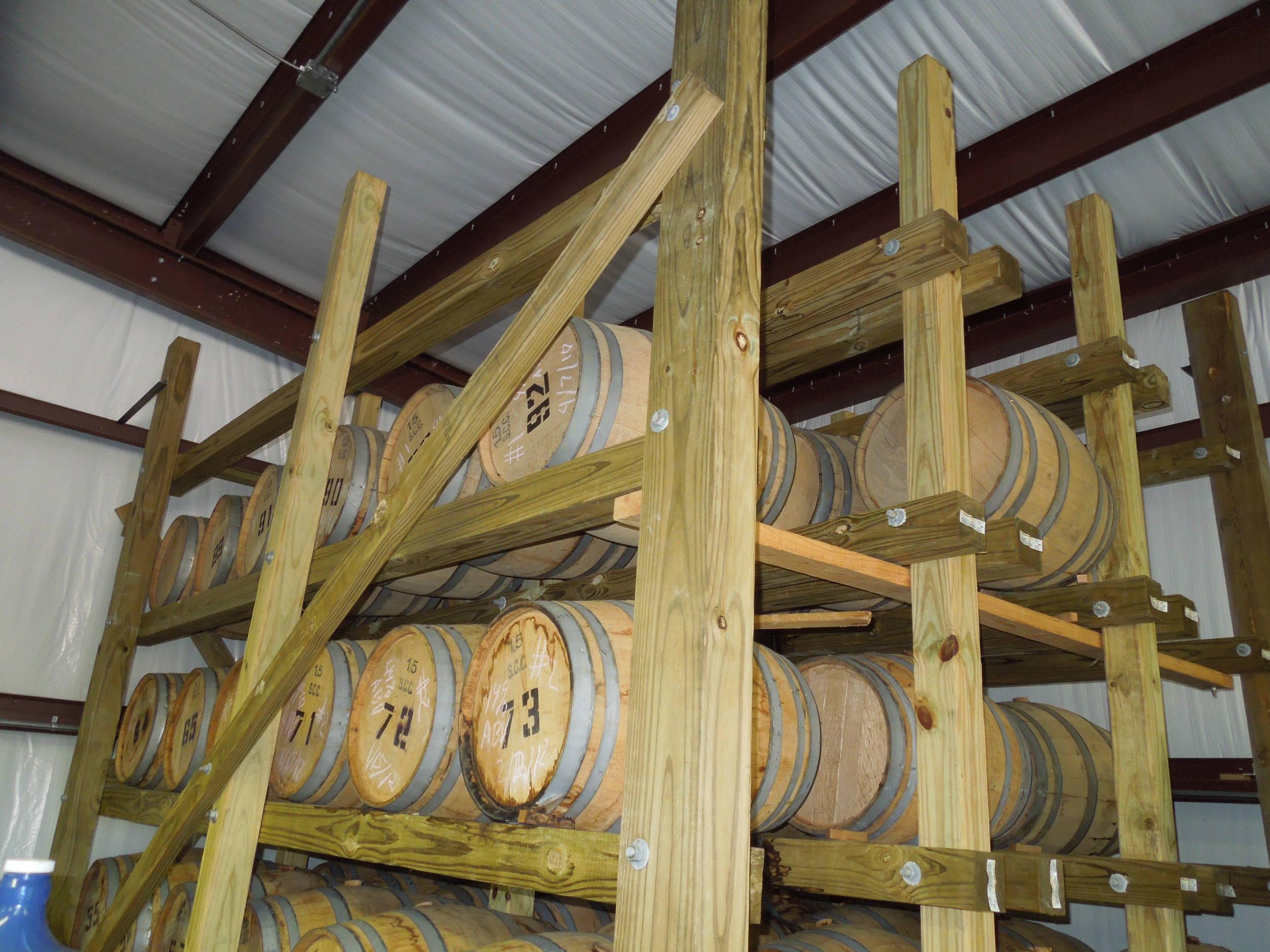 99 barrels of rum on the wall, 99 barrels of rum...