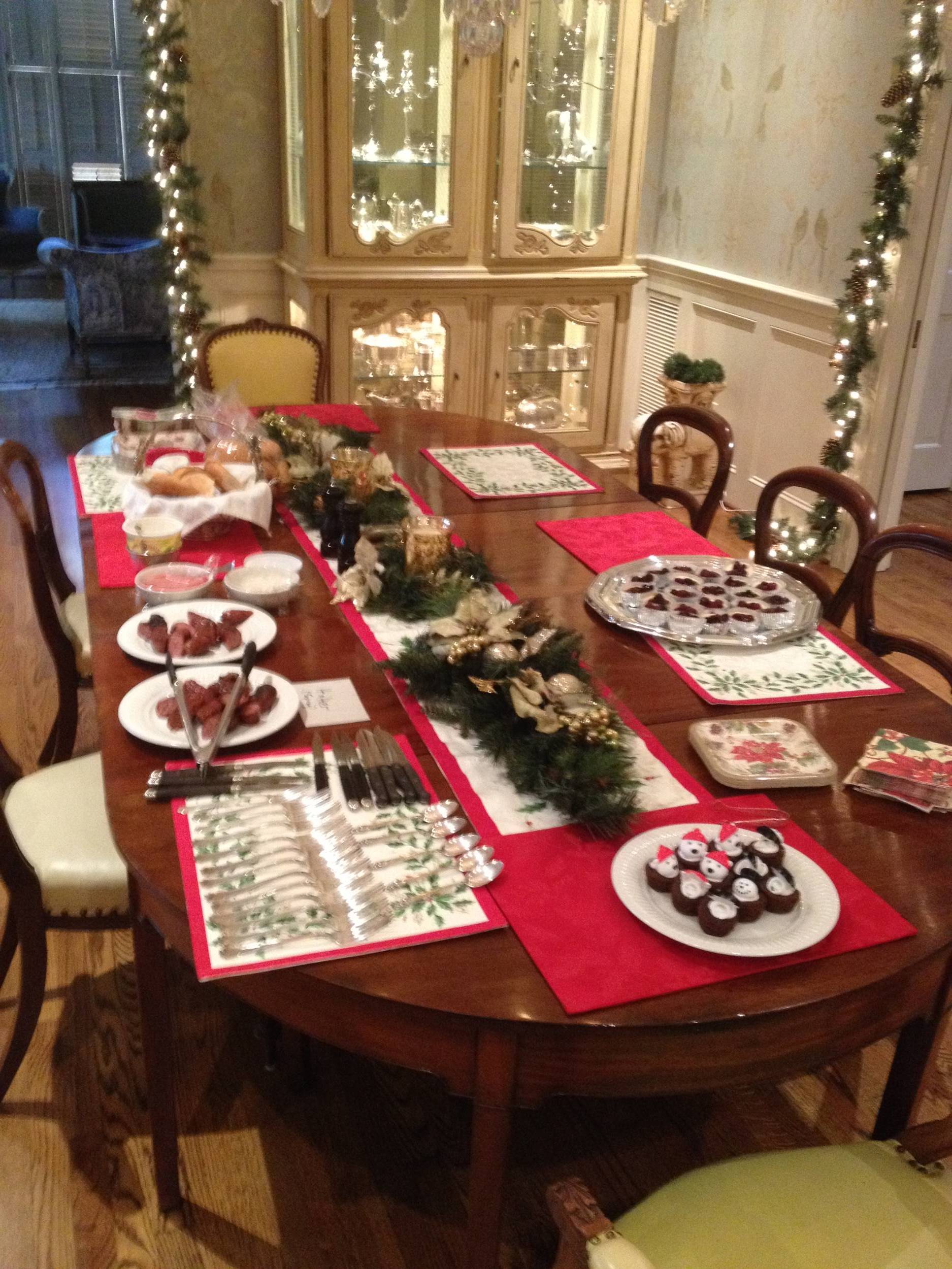 a tasty spread thanks to Vanessa!