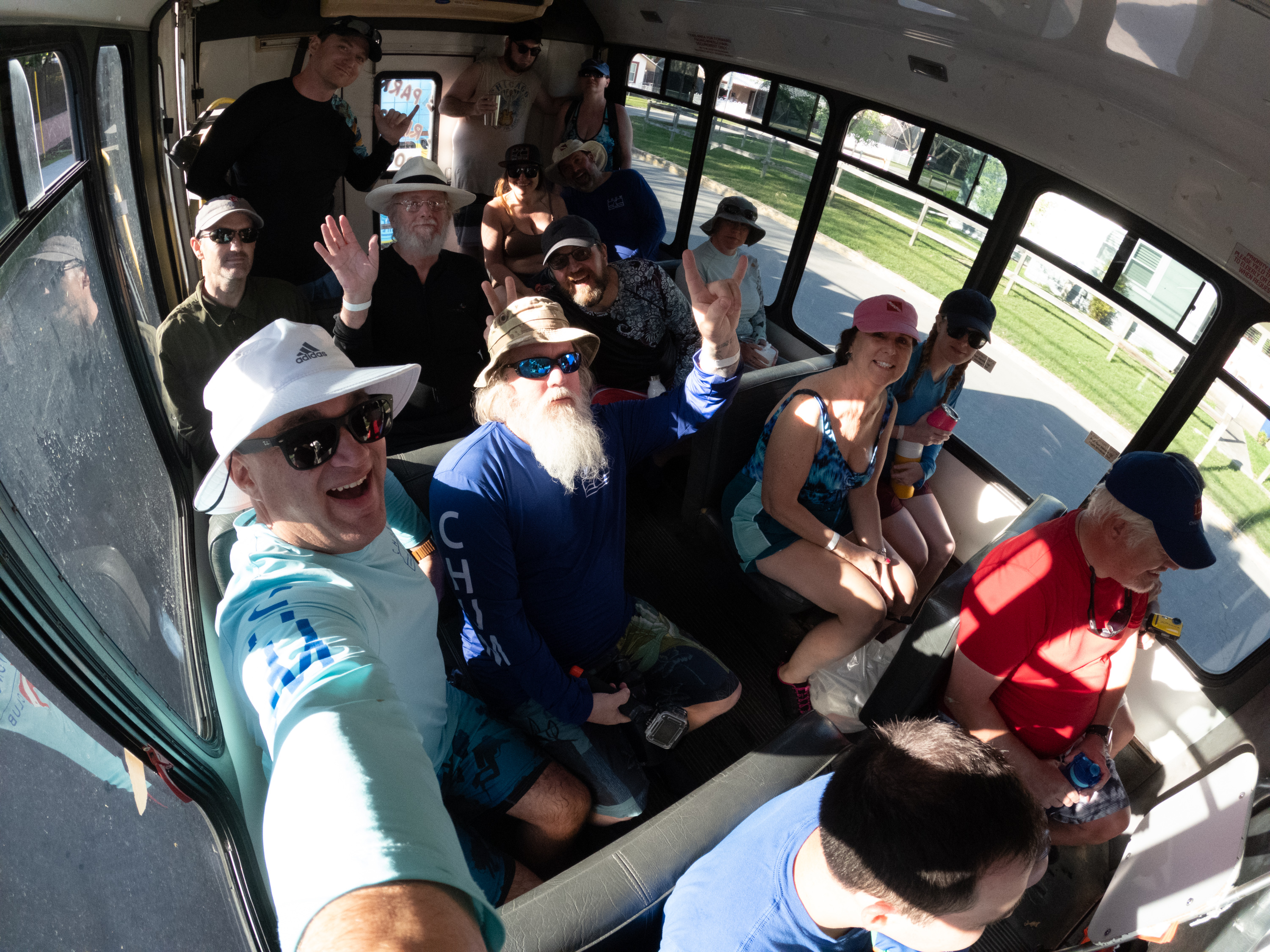 Adam @ CHUMmers On the Bus!!